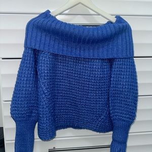 Express of the shoulder oversized sweater size XS